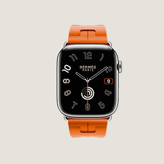 Series 9 case & Band Apple Watch Hermès Single Tour 45 mm Deployment Buckle  Kilim